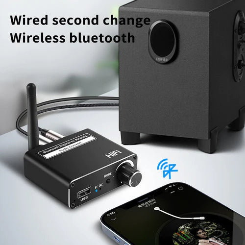 Convertidor De Audio Digital A Analógico Bluetooth