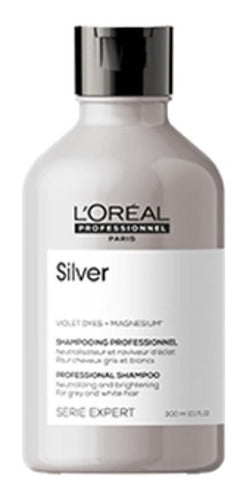 Shampoo Loreal Silver Imagen Nueva Cabellos Blancos 300ml