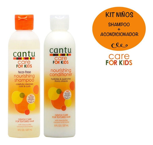 Kit Cantu Niños, Shampoo + Acondicionador