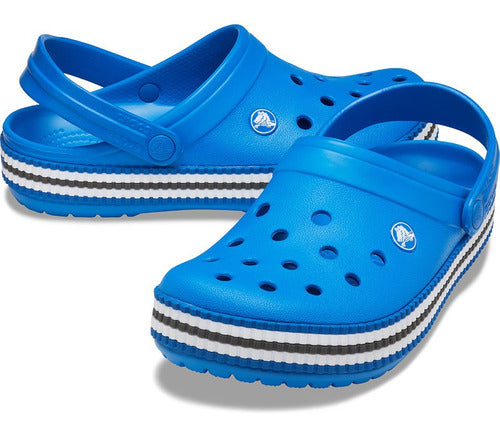 Sandalia Crocs Crocband Varsity Azul Unisex Adulto
