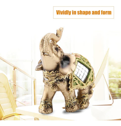 Estatuilla Para La Buena Suerte, Diseño Elefante Feng Shui