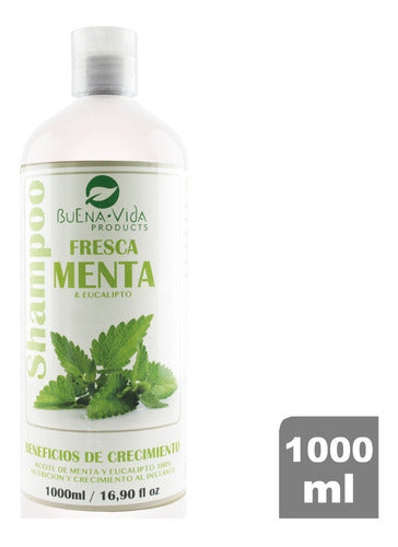Shampoo Menta Y Eucalipto Mayoreo 1 Litro C/u  Envio Gratis