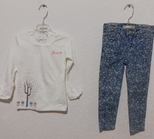 Conjunto Oferta Para Niña (blusa Y Jean)  Levi´s