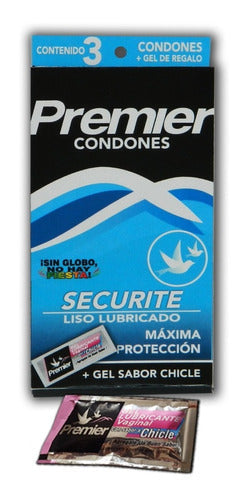 72 Condones Premier Securite Con 24 Geles Lubricantes